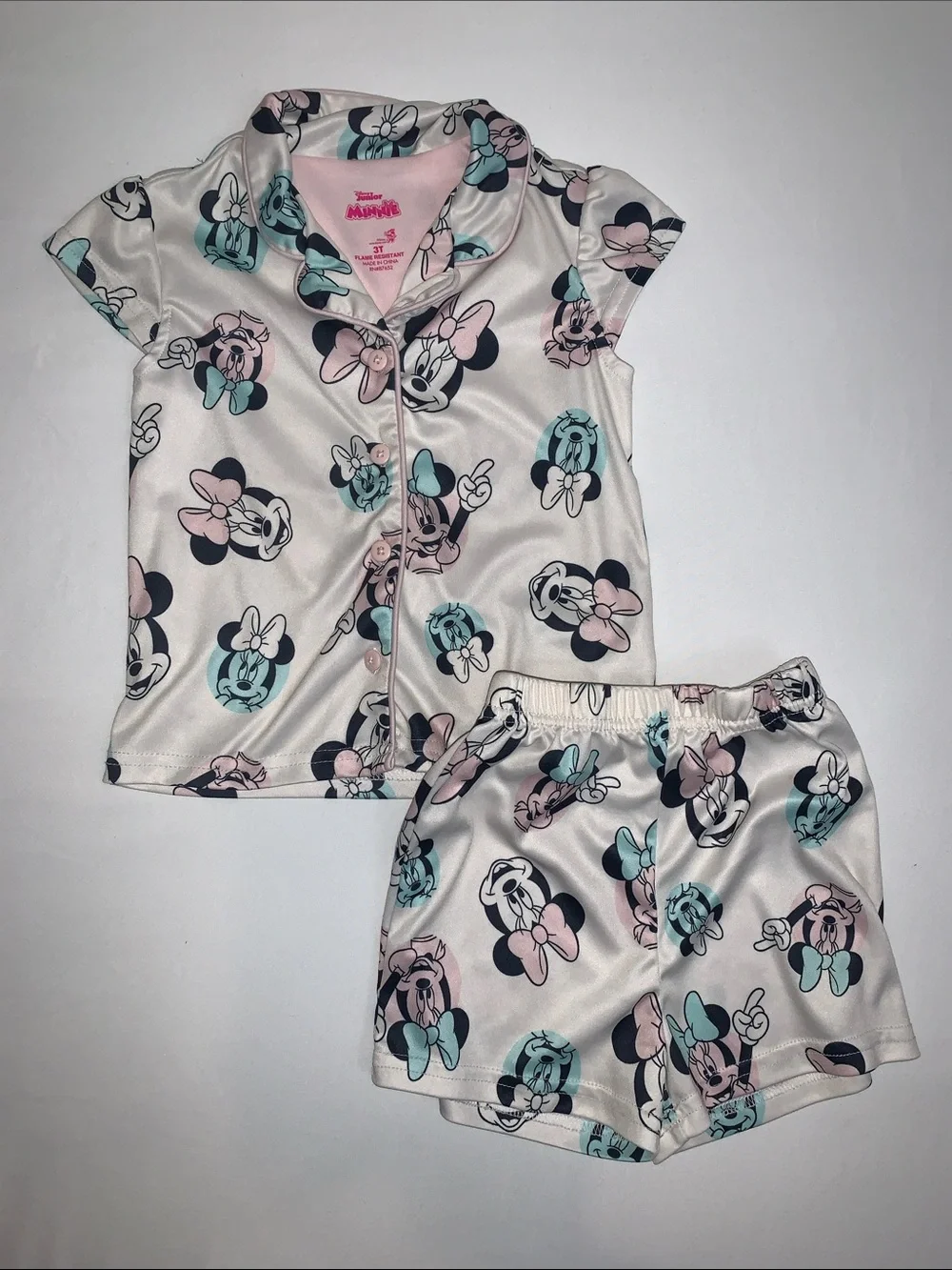 Disney Minnie Mouse 2 Piece Pajama Set